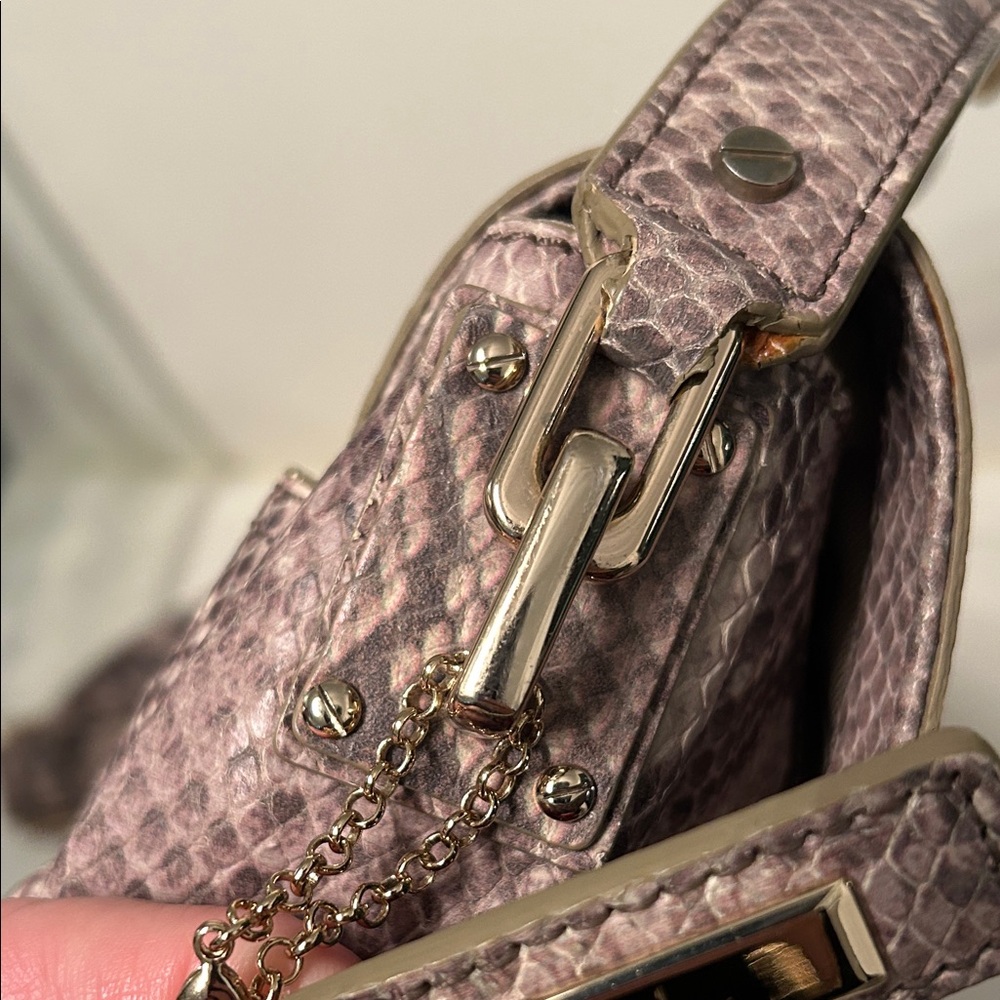 NEW Gorgeous Cole Haan Elegant Snakeskin Shoulder Bag